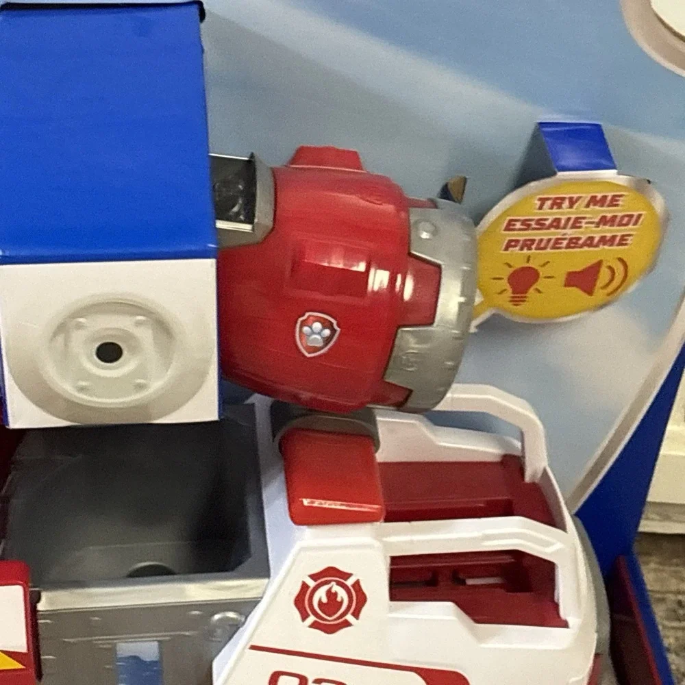 Paw Patrol Fire Rescue Rapid Reload Fire Truck Vehicle with Projectile Launcher